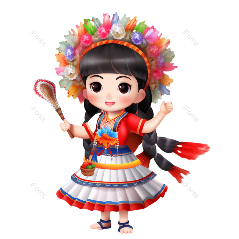 特色图片,民族元素,少数民族PNG,中国免抠素材